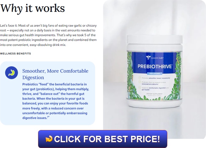 Gundry MD PrebioThrive Review: Real Reviews & Prebiotic Power