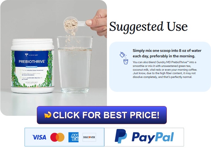 Gundry MD PrebioThrive Review: Real Reviews & Prebiotic Power