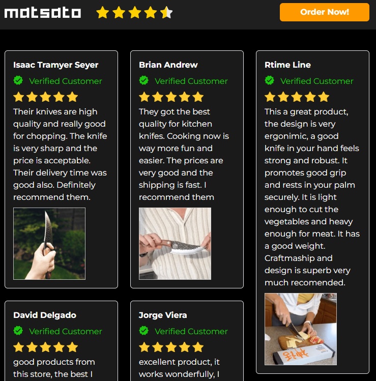 Matsato Kitchen Knife Review: Legit Blade or Overhyped Scam?